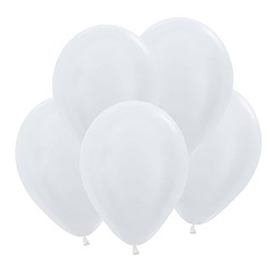 

Шар латексный 5", перламутр, набор 100 шт., цвет белый жемчужный 406P