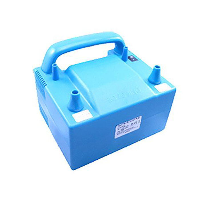 Компрессор с двумя клапанами плавного нажатия, цвет голубой