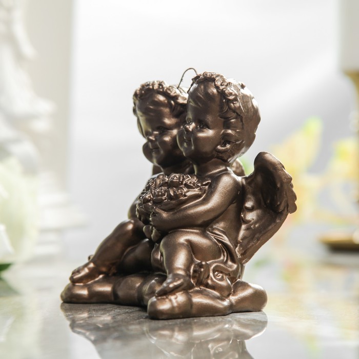 Сувенир-статуэтка "Амуры" подвесной, античная бронза