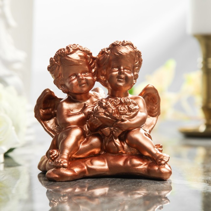 Сувенир-статуэтка "Амуры" подвесной, бронза