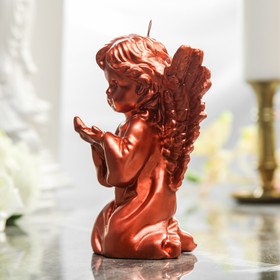 

Сувенир "Ангел с голубем", цвет медный, 16 см