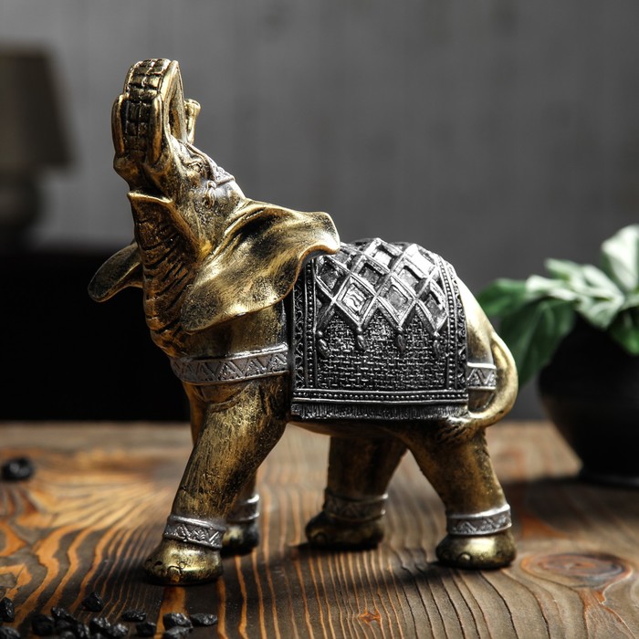 Статуэтка "Слон" бронза /серебро