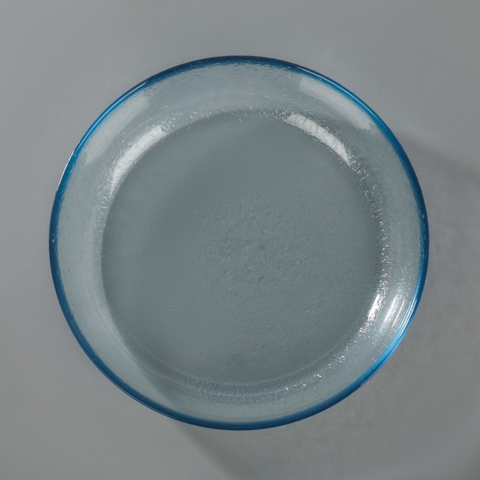 Тарелка 15,8 см "Глянец", прозрачная, МИКС