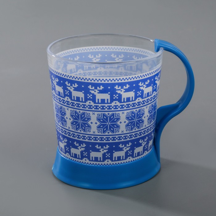 Кружка "Скандинавский стиль" для чая 250 мл цвет синий