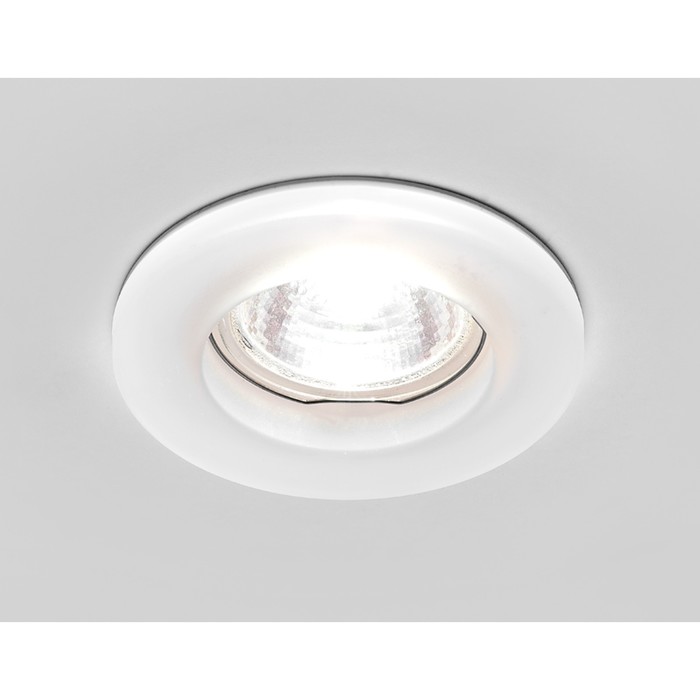 Светильник встраиваемый, MR16, GU5.3, цвет хром, d=76 мм