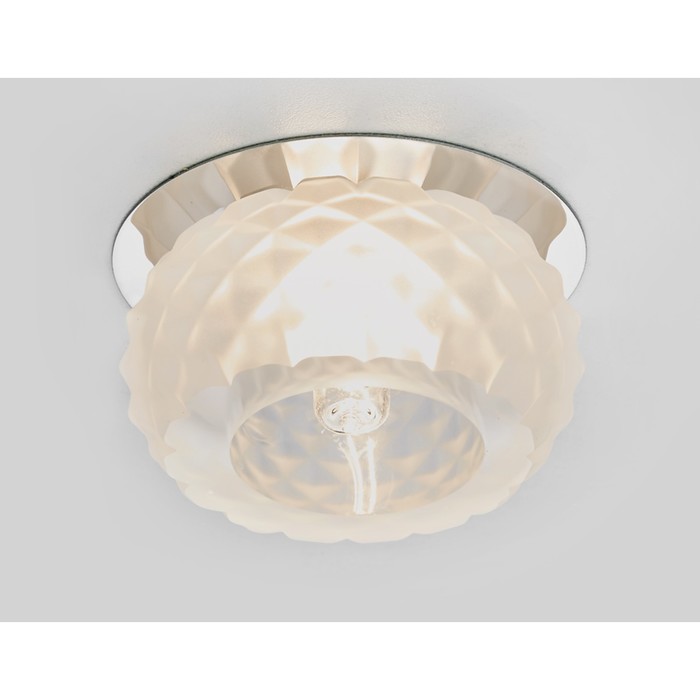 Светильник встраиваемый, G9, цвет хром, d=55 мм