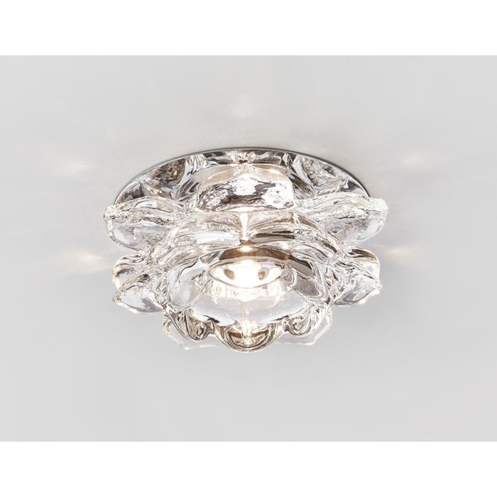 Светильник встраиваемый, G9, цвет хром, d=55 мм