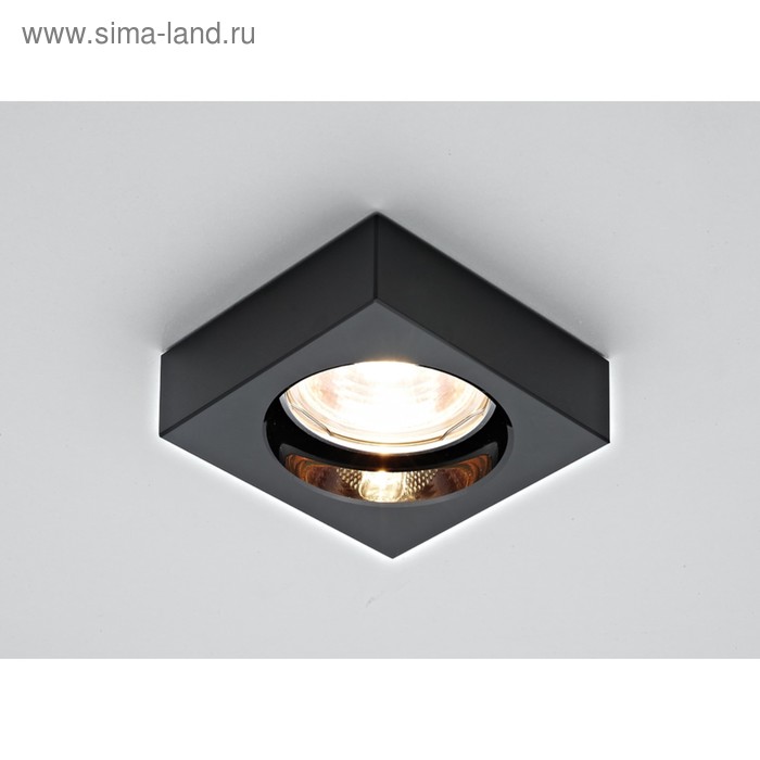 

Светильник Ambrella light встраиваемый, MR16, GU5.3, цвет чёрный, d=65 мм