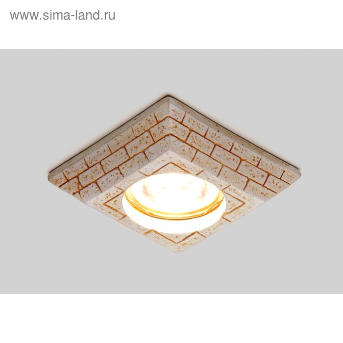 

Светильник Ambrella light встраиваемый, MR16, GU5.3, цвет бежевый, d=65 мм