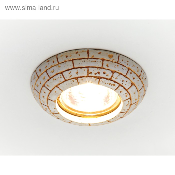 

Светильник Ambrella light встраиваемый, MR16, GU5.3, цвет бежевый, d=65 мм