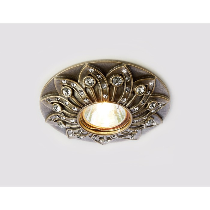 Светильник встраиваемый, MR16, GU5.3, цвет бронза, d=65 мм