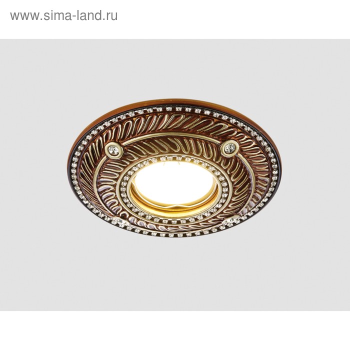 

Светильник Ambrella light встраиваемый, MR16, GU5.3, цвет красный, d=55 мм