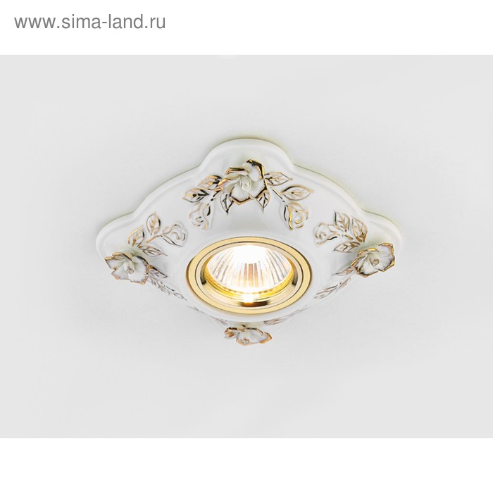 

Светильник Ambrella light встраиваемый, MR16, GU5.3, цвет белый, d=65 мм