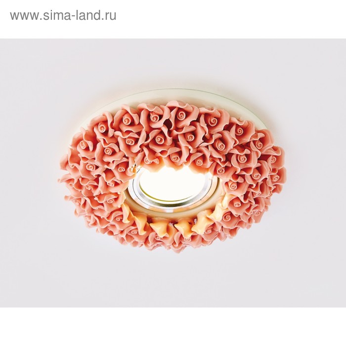 

Светильник Ambrella light встраиваемый, MR16, GU5.3, цвет коралловый, d=70 мм