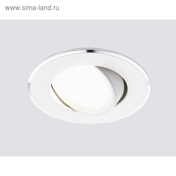 Светильник Ambrella light встраиваемый, MR16, GU5.3, цвет белый, d=65 мм