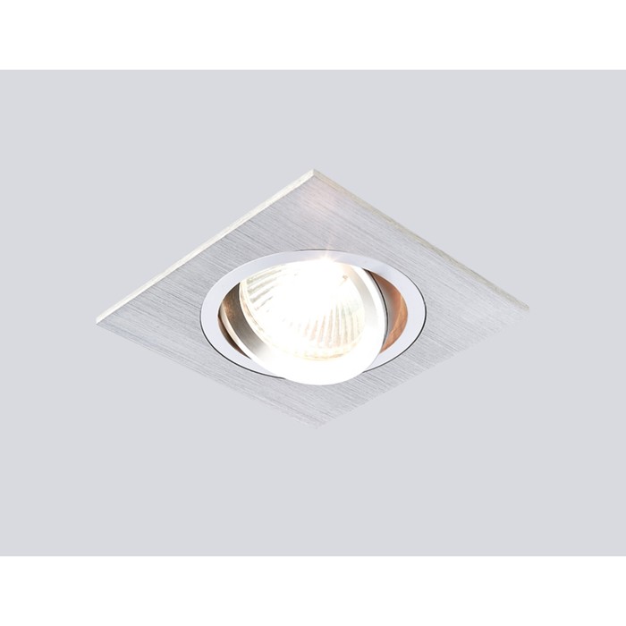 Светильник Ambrella light встраиваемый, MR16, GU5.3, цвет алюминий, d=70 мм