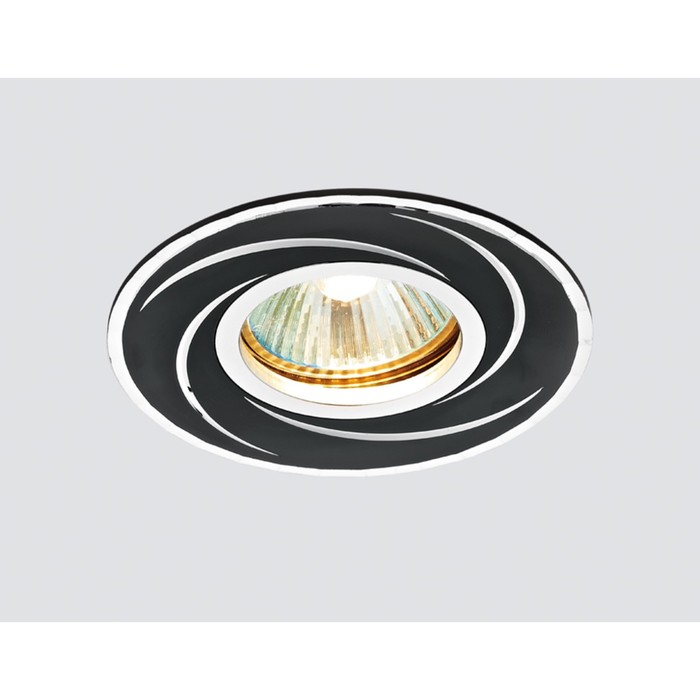 Светильник встраиваемый, MR16, GU5.3, цвет черный, d=60 мм