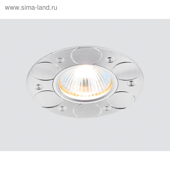 

Светильник Ambrella light встраиваемый, MR16, GU5.3, цвет алюминий, d=60 мм