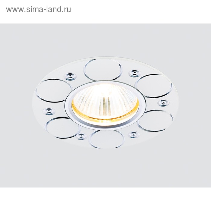 

Светильник Ambrella light встраиваемый, MR16, GU5.3, цвет белый, d=60 мм