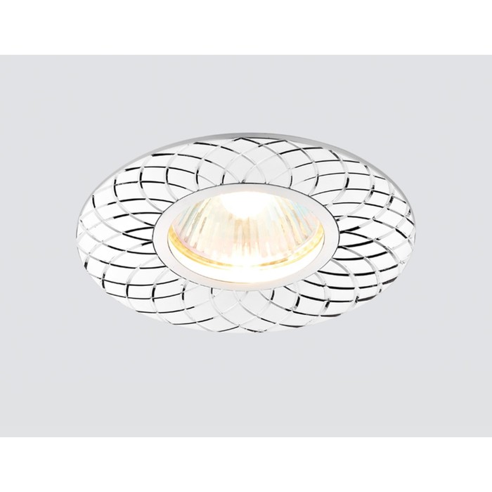 Светильник встраиваемый, MR16, GU5.3, цвет алюминий, d=60 мм