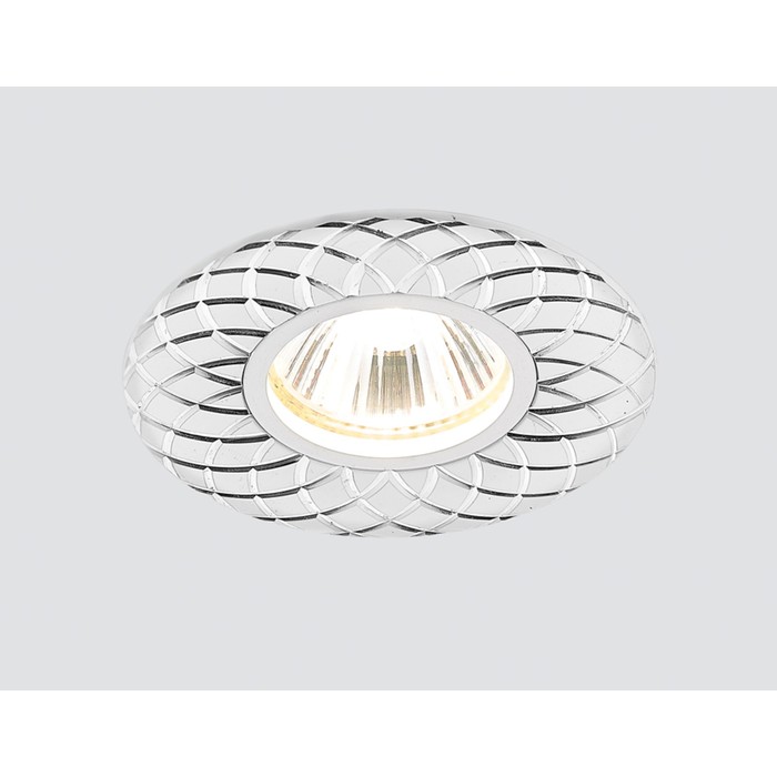 Светильник встраиваемый, MR16, GU5.3, цвет белый, d=60 мм