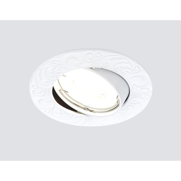 Светильник встраиваемый, MR16, GU5.3, цвет белый, d=70 мм