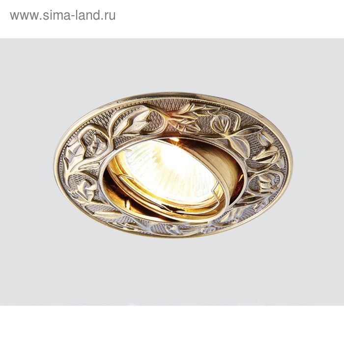 

Светильник Ambrella light встраиваемый, MR16, GU5.3, цвет бронза, d=75 мм