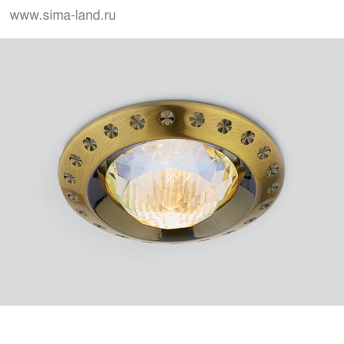 

Светильник Ambrella light встраиваемый, MR16, GU5.3, цвет бронза, d=65 мм
