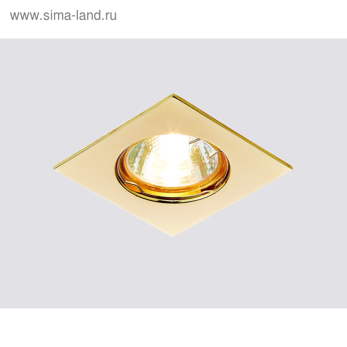 

Светильник Ambrella light встраиваемый, MR16, GU5.3, цвет золото, d=65 мм