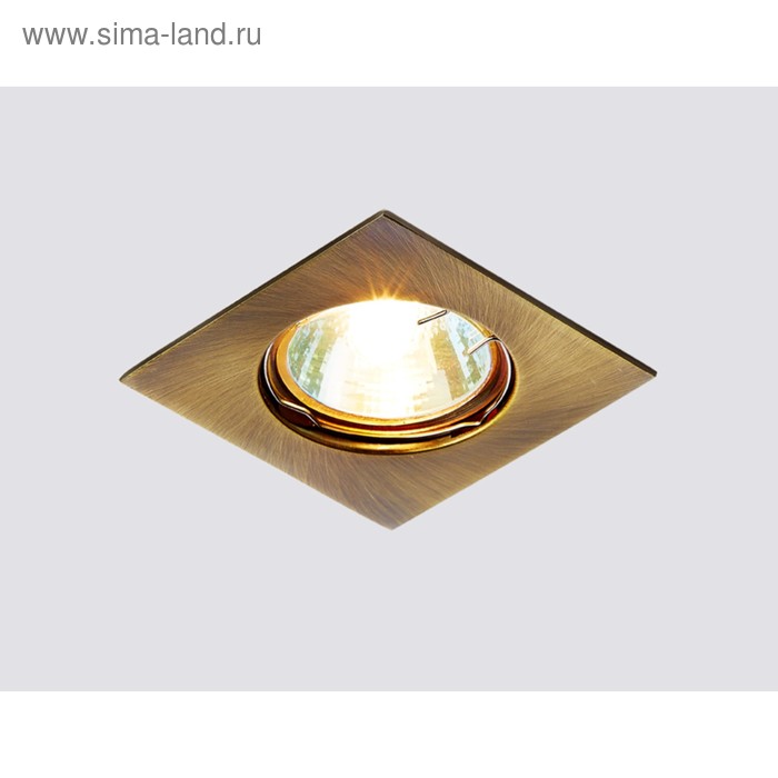 Светильник Ambrella light встраиваемый, MR16, GU5.3, цвет бронза, d=65 мм