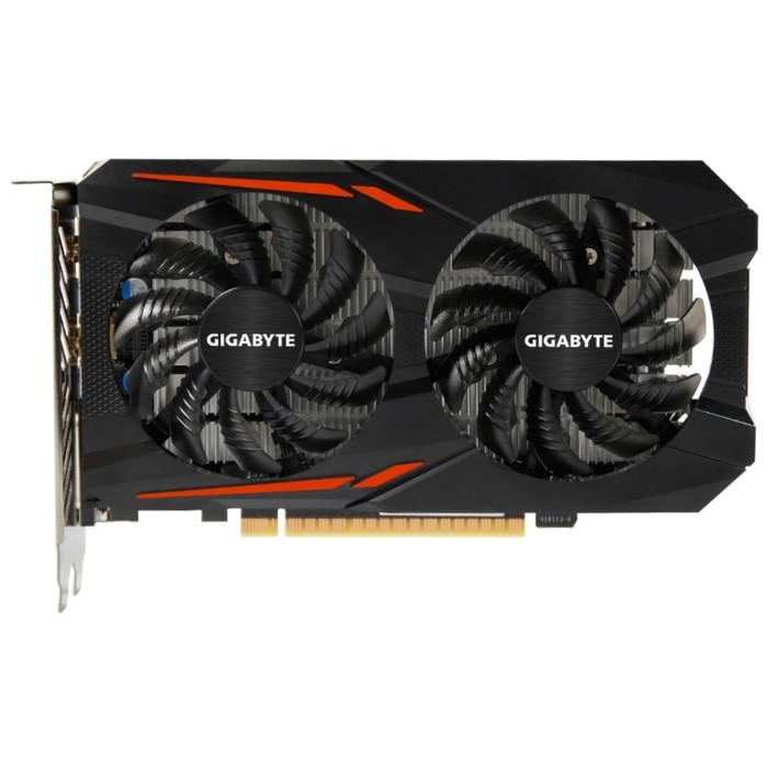Видеокарта Gigabyte GeForce GTX1050 (GV-N1050OC-3GD) 3Gb 96bit GDDR5 1442/7008 Ret