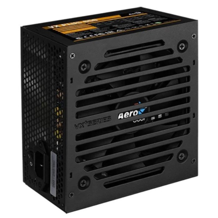 Блок питания Aerocool ATX 650W VX-650 PLUS (24+4+4pin) 120mm fan 3xSATA RTL