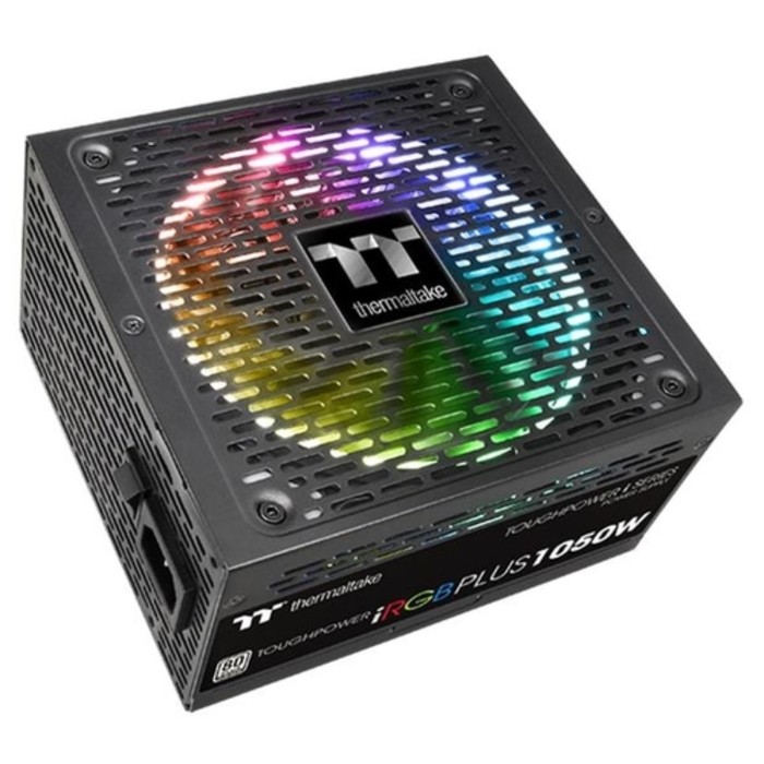 Блок питания Thermaltake ATX 1050W Toughpower iRGB Plus 80+ platinum APFC 140mm 12xSATA RTL 384033