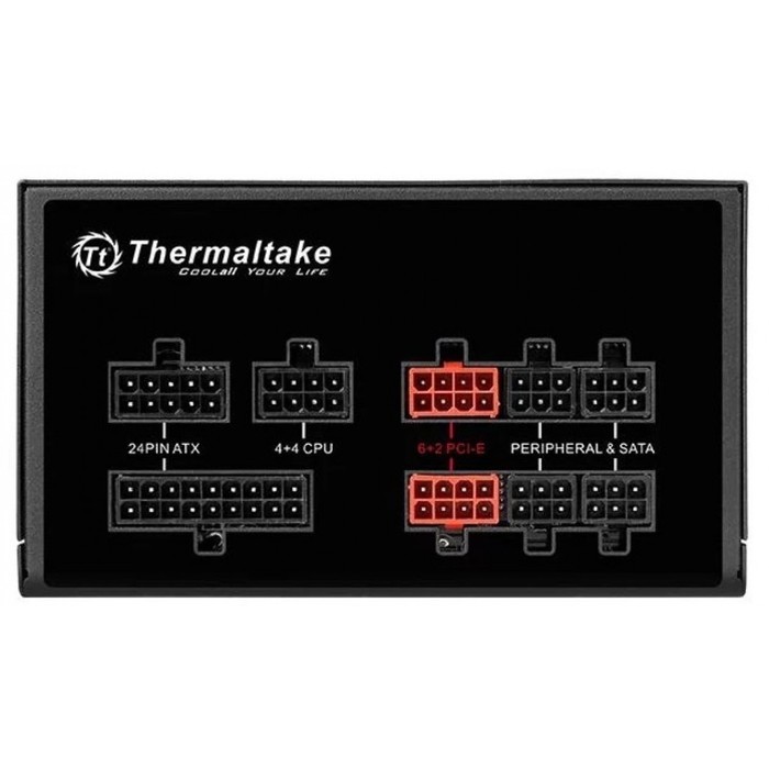 Блок питания Thermaltake ATX 650W Toughpower Grand RGB 80+ gold APFC 140mm LED 8xSATA RTL