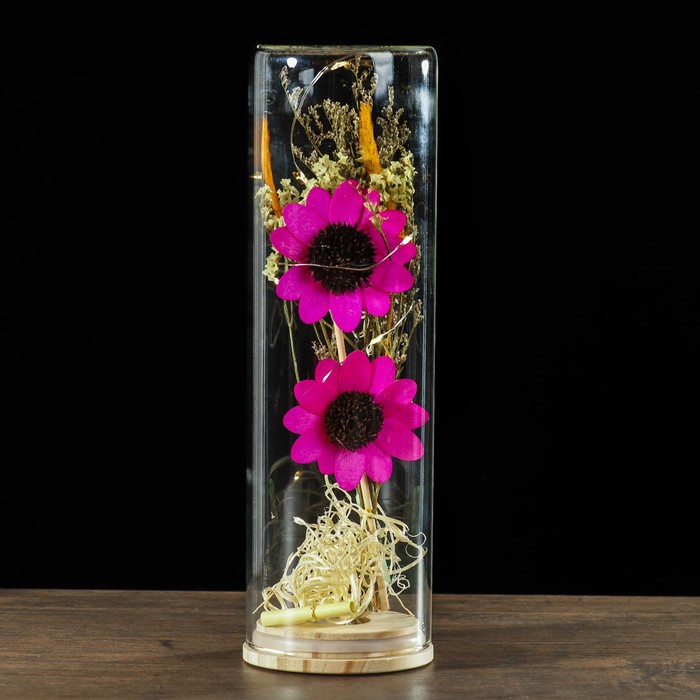 Светильник настольный "Подсолнух" LED 3хAG10 МИКС 8х8х20,5см