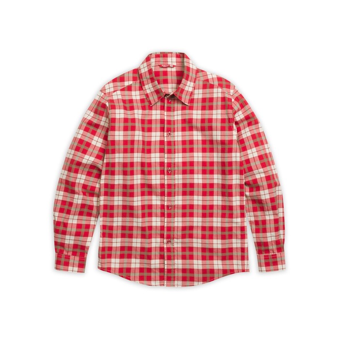 Сорочка верхняя для мальчика, рост 140 см, цвет красный