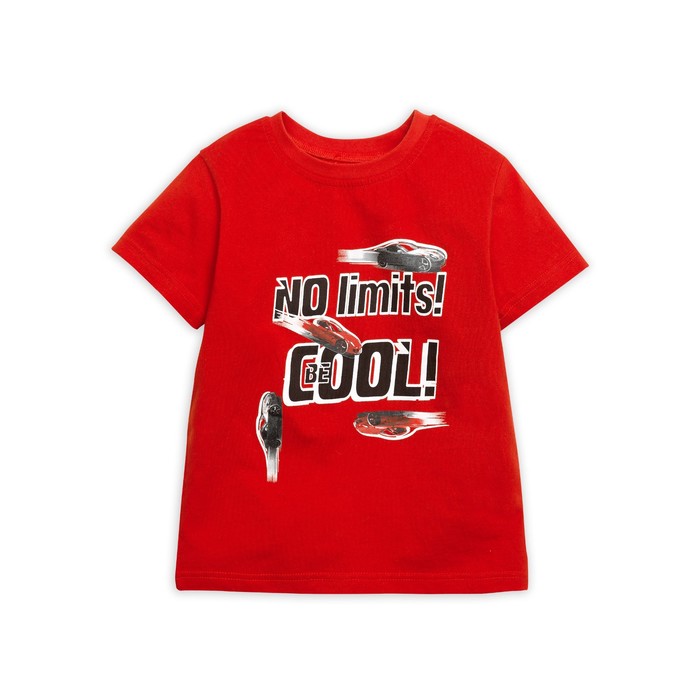 Футболка для мальчика, рост 110 см, цвет красный