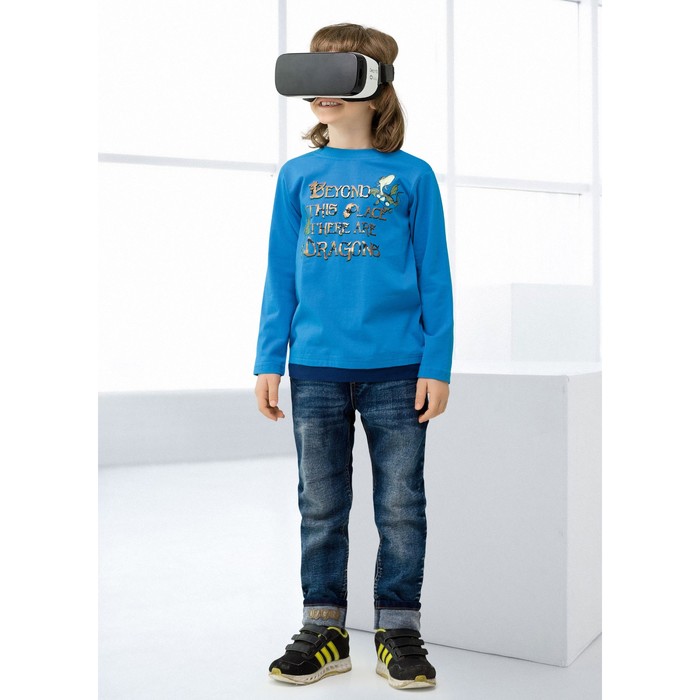 Брюки для мальчика, рост 98 см, цвет тёмно-синий