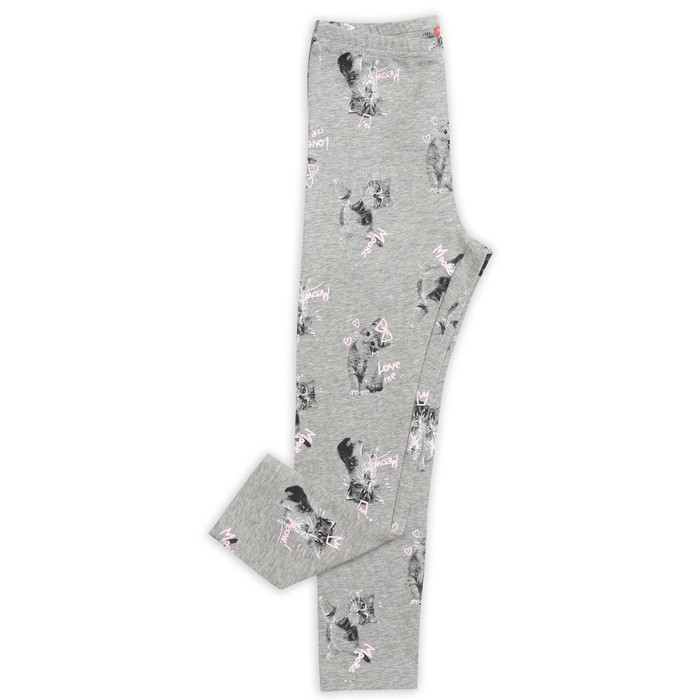 Брюки для девочки, рост 110 см, цвет серый