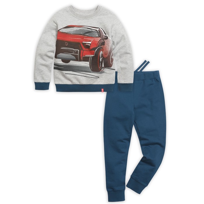 Комплект для мальчика, рост 92 см, цвет серый