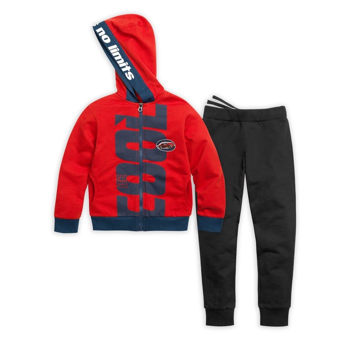 Комплект для мальчика, рост 104 см, цвет красный