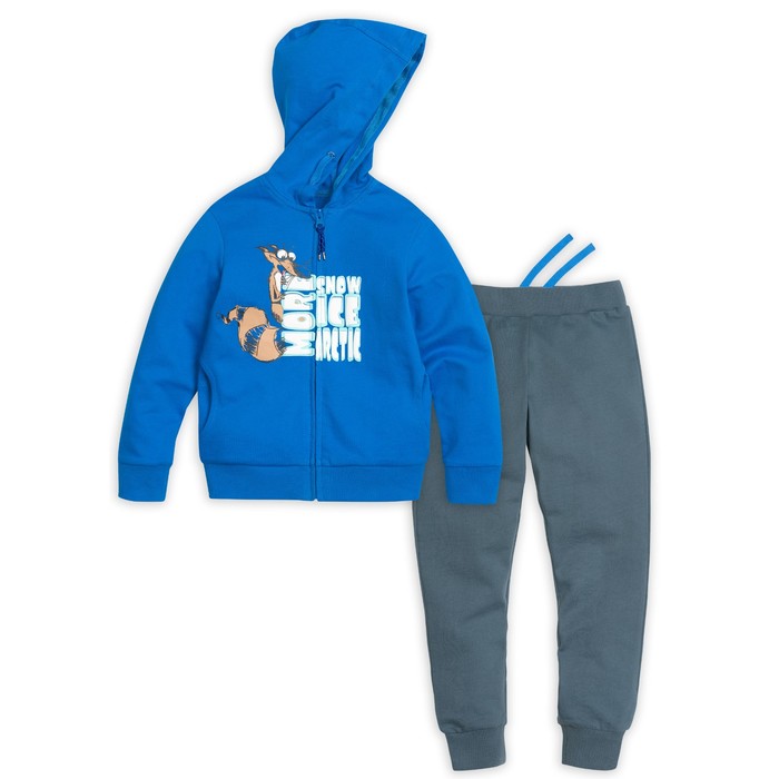 Комплект для мальчика, рост 86 см, цвет лазурный