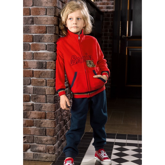 Комплект для мальчика, рост 110 см, цвет красный