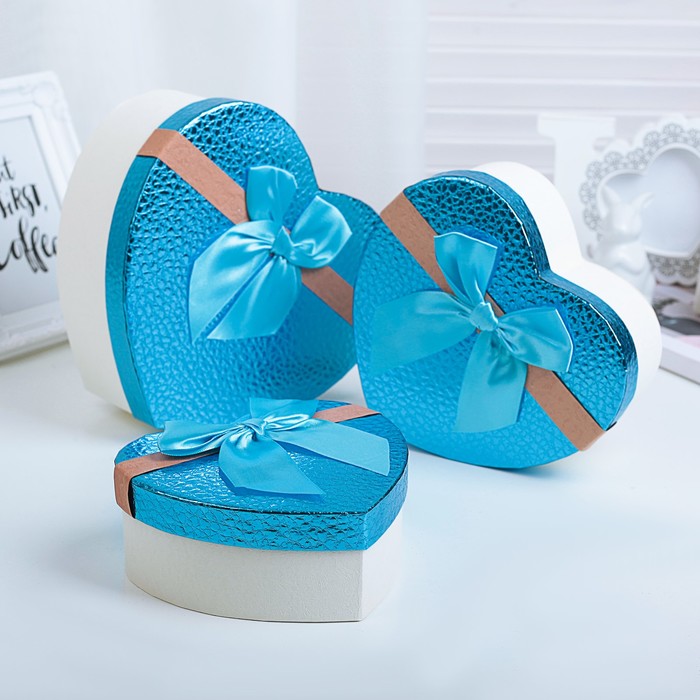 Набор коробок 3в1, 22 х 20 х 9 - 16 х 14 х 6 см