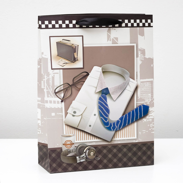 Пакет подарочный люкс, 30 х 42 х 12 см