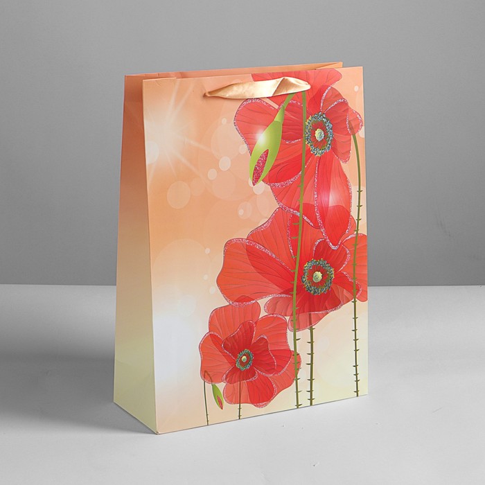 Пакет подарочный люкс, 30 х 42 х 12 см