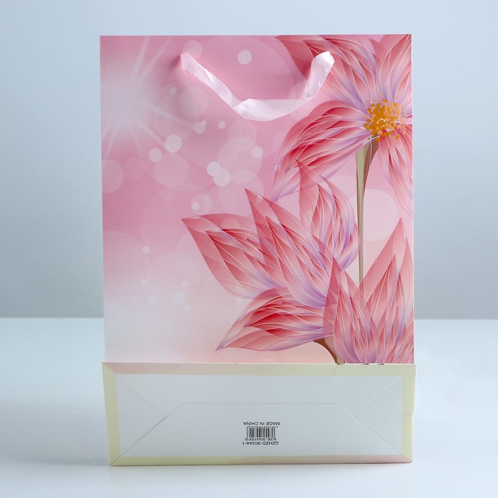 Пакет подарочный люкс, 30 х 42 х 12 см