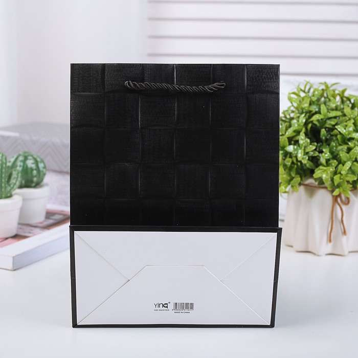 Пакет подарочный люкс, 18 х 24 х 8 см