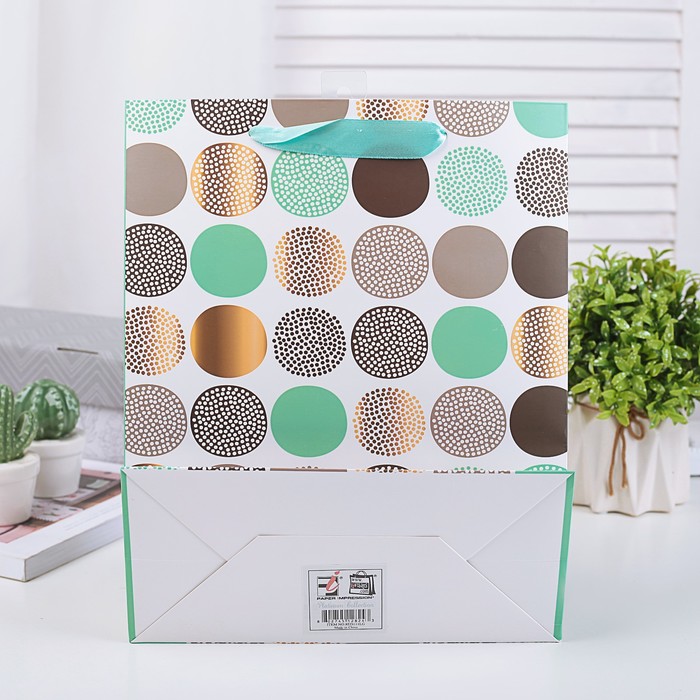 Пакет подарочный люкс, 26 х 32 х 10 см