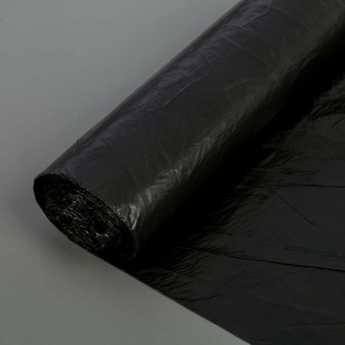Пакеты для мусора с заявязками 120 л, в рулоне 10 шт, цвет черный